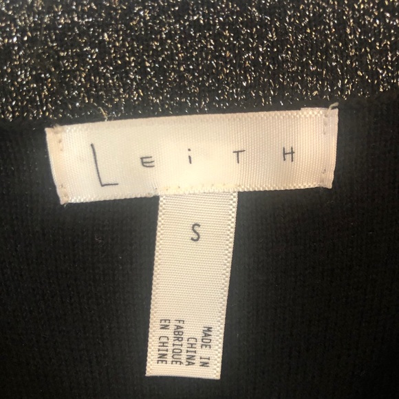 Leith Dark Silver Glitter Sweater Top - Picture 5 of 7